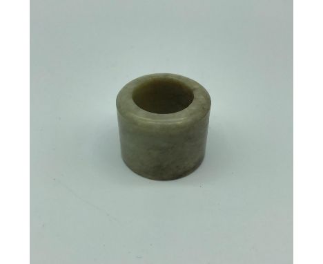 A 17th/18th century Chinese carved archers ring.
