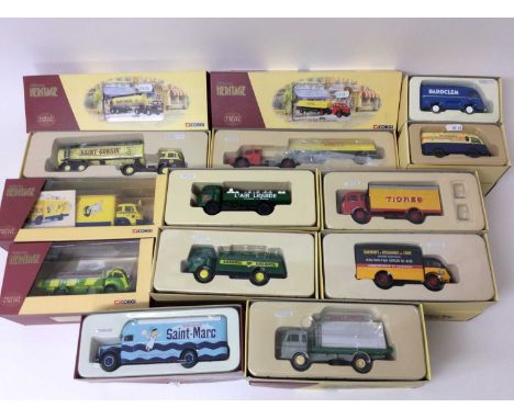 Corgi Heritage Collection boxed selection of lorries and commercial vehicles (12)