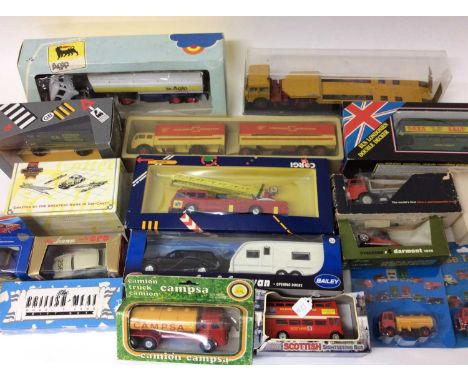 Diecast boxed selection, various manufacturers including Corgi, Brumm, Solido, Burago etc (Qty)