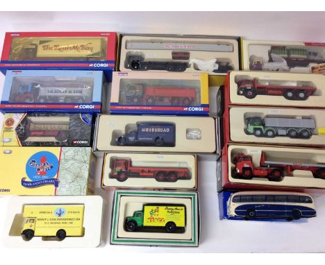 Corgi boxed selection including limited edition models, lorries, commercial vehicles and others (13)