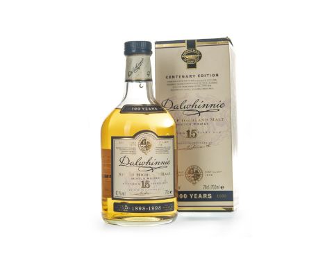 DALWHINNIE 15 YEARS OLD CENTENARY EDITION Single Malt Scotch Whisky 70cl, 43% volume, in carton.