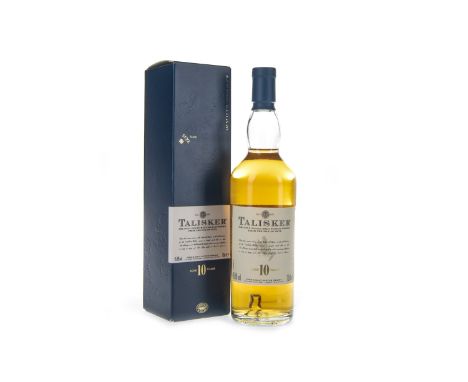 TALISKER 10 YEARS OLD - 20CL Single Malt Scotch Whisky 20cl, 45.8% volume, in carton.