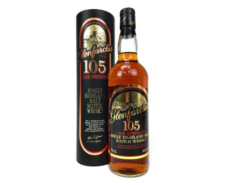GLENFARCLAS 105 Single Malt Scotch Whisky 70cl, 60% volume, in tube.