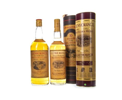 GLENMORANGIE 10 YEARS OLD - ONE LITRE Single Malt Scotch Whisky One litre, 43% volume, in tube. GLENMORANGIE 10 YEARS Single 