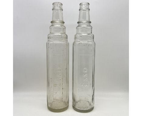 2x Esso oil bottles, 