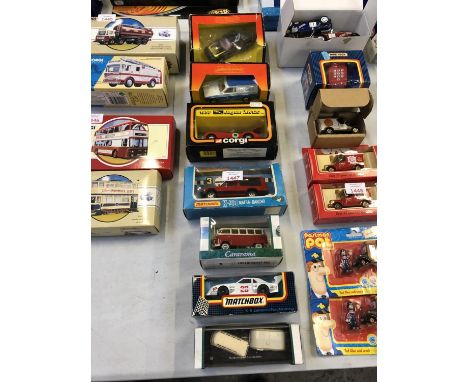 SEVEN BOXED DIE CAST MODELS, CORGI AND MATCHBOX ETC 