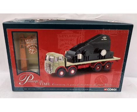 A BOXED CORGI 'PASSAGE OF TIME' ERF PLATFORM LORRY WITH GENERATOR LOAD MODEL 09804 
