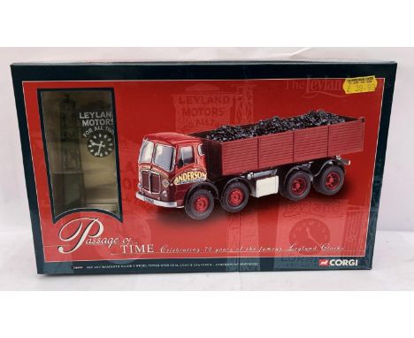 A BOXED CORGI 'PASSAGE OF TIME' AEC MKV MAMMOTH 8 WHEEL TIPPER DIE CAST MODEL 26601 