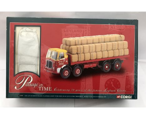 A BOXED CORGI CLASSICS PASSAGE OF TIME HENRY LONG (MANNINGHAM) LTD AEC MKV MAMMOTH MAJOR PLATFORM LORRY WITH WOOLBALE LOAD &a