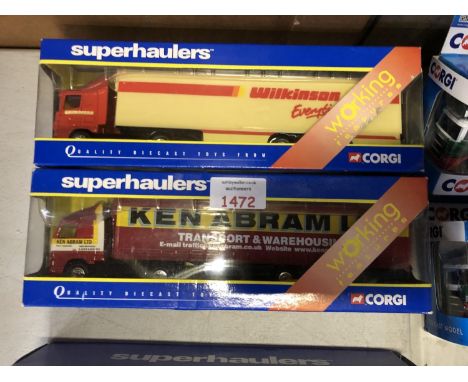 TWO BOXED DIE CAST CORGI TRUCK MODELS 