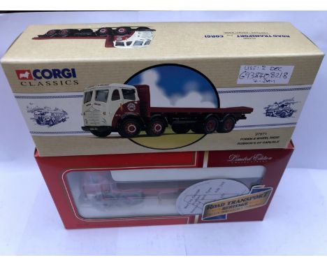 A CORGI ROAD HERITAGE DIE CAST MODEL, CC11508 AND A CORGI CLASSICS DIE CAST MODEL, 97971 (2) 