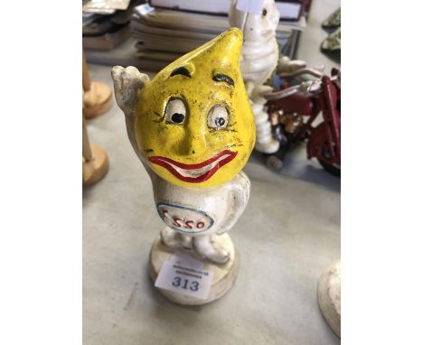 A CAST METAL 'ESSO' MAN FIGURE 