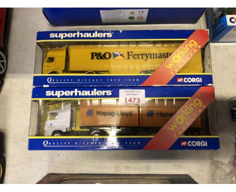 TWO BOXED 'CORGI' SUPER HAULERS DIE CAST LORRIES 