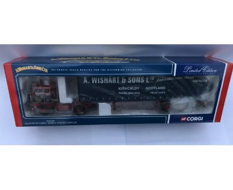 A BOXED CORGI LIMITED EDITION COLLECTABLES - AN ANDREW WISHART &amp; SONS LTD, KIRKALDY VOLVO F88 TAUTLINER - NUMBER CC13109 