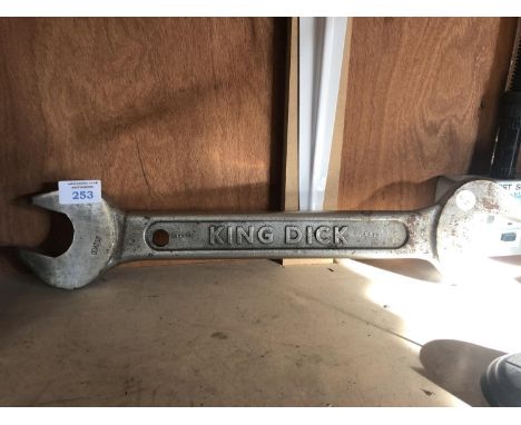 A LARGE 'KING DICK' SPANNER 