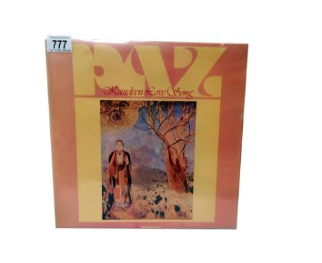 Paz Kandeen Love Song, Spotlite Records, SPJ 507, 1978, Latin Jazz, U K Pressing, Nr Mint