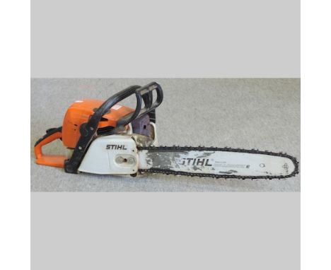 A Stihl petrol driven chainsaw