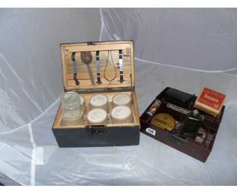 WW11 GERMAN FIELD REQUISTES IN  WOODEN &amp; BAKELITE BOXES EST [£15-£25]