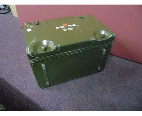 BRITISH ARMY ALUMINUIM STORAGE BOX EST[£10-£20]