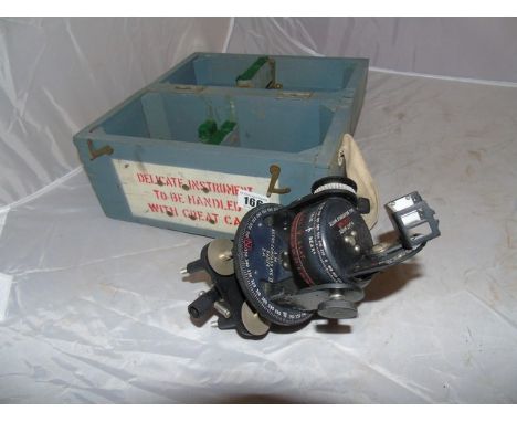 ASTRO COMPASS MK 11  MILITARY PRISION INSTRUMENT IN A FITTED WOODEN BOX EST[£60-£120]