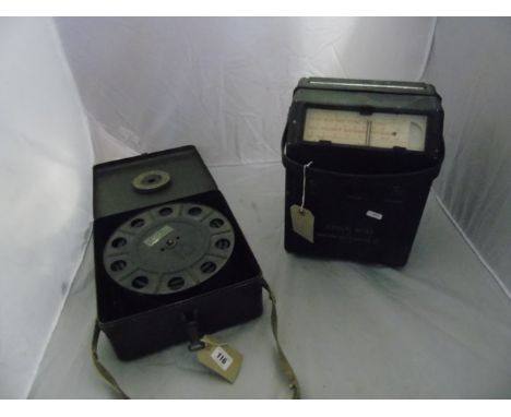 GERMAN MILITARY ELECTRIC LEAD &amp; A MARCONI MOISTURE METER EST[£15-£30]