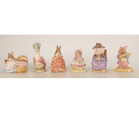 Royal Albert &amp; Beswick Beatrix potter figures: Johnny Townmouse, And This Pig Had None, The Old Woman who lived in a Shoe