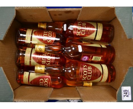 Six Bottles of Scots Club Blended Scotch Whiskey(6)