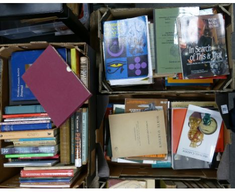A collection of Ceramic &amp; Pottery Theme Hardback and similar books (3 trays):