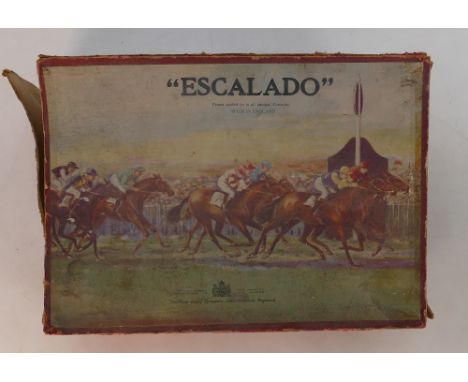 Chad Valley boxed Escalado Horse Racing set: