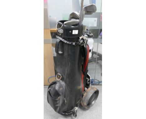 Browning Golf Bag &amp; Caddy together with mixed Tour Player Series clubs: