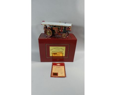 A Superbly Detailed Boxed 1:24 Scale Midsummer Models No 3896 Burrell Scenic Showmans 'Earl Beatty' Traction Engine with Cert
