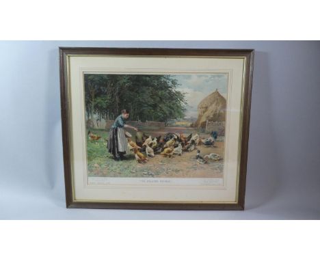 A Framed 1915 Pears Print, The Welcome Rations, 46cm Wide 