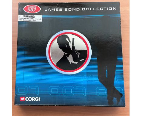 James Bond Corgi model collection Film Cannister 8 piece gift set includes 8 iconic scale models from 007 movies all in origi