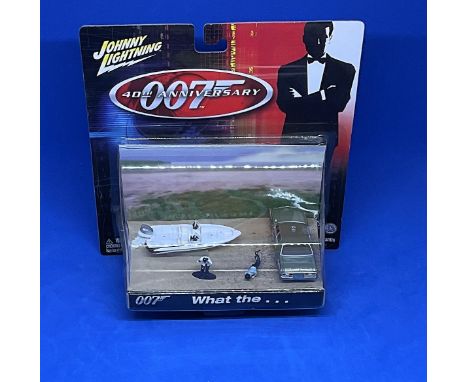 James Bond 40TH Anniversary Johnny Lightning Whats The 1. 64 scale Die cast metal body and chassis in original box. Good cond