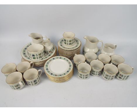 Royal Doulton - A quantity of dinner and tea wares in the Tapestry pattern, approximately 50 pieces, an examination of ten ra