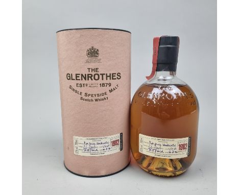 Glenrothes 1982 Vintage bottled 1996 (Distilled 17/4/1996, Bottled 20/8/1996)  Whisky  