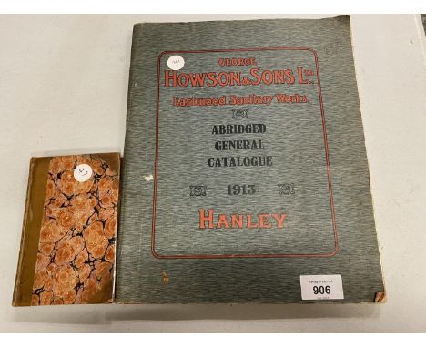 GEORGE HOWSON &amp; SONS LTD, ABRIDGED GENERAL CATALOGUE 1913 AND A TOPOGRAPHICAL AND STATISTICAL DESCRIPTION OF THE COUNTY O