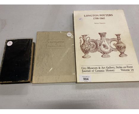 A TOPOGRAPHICAL AND STATISTICAL DESCRIPTION OF THE COUNTY OF NORFOLK, A PLATED ARTICAL BY CHARLES DICKENS AND A LONGTON POTTE