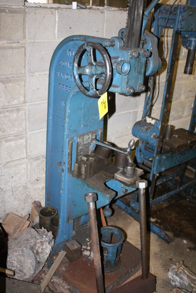 ATLAS NO. 4 FLOOR STANDING ARBOR PRESS