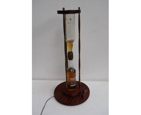A Bells whisky two bottle electric breweriana bar lamp 67cm