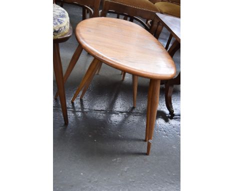 A nest of Ercol elm pebble tables 