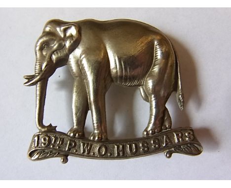19th (Queen Alexandra's Own Royal) Hussars (White-metal, lugs) K&K: 790