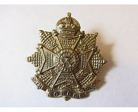 The Border Regiment cap badge (White-metal, lugs) K&K: 645