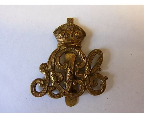 Royal Army Pay Corps WWI Cap badge (gilding-metal, slider) K&K: 1035