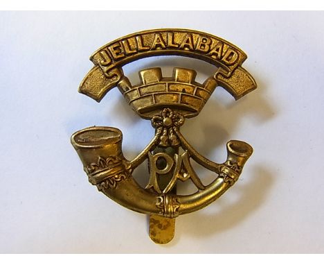 The Somerset Light Infantry (Prince Albert's) cap badge (White-metal, slider) K&K: 607 maker J.R. Gaunt