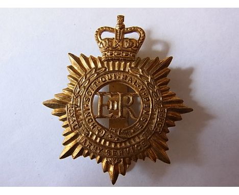 Royal Army Service Corps cap badge, QC (Brass, slider) K&K: 2118