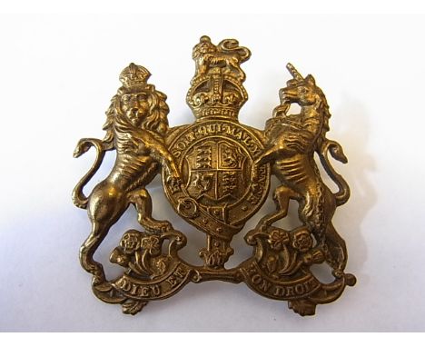 General Service Corps WWI Cap badge, KC (Brass, slider) K&K: 1084.