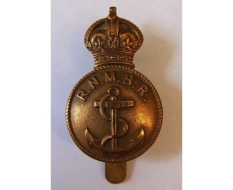 Royal Navy Motor Boat Reserve WWI  Cap badge, KC (Brass, Slider) A rare Naval cap badge.