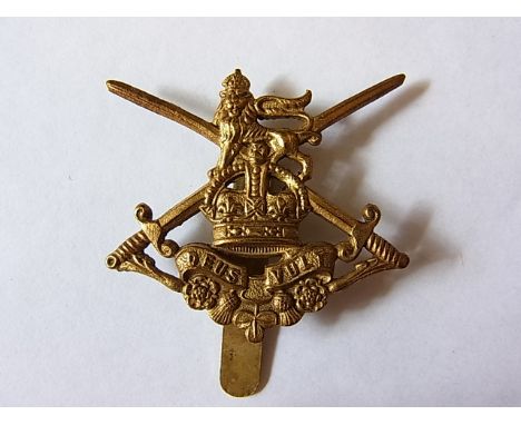 General Service Corps Cap badge, KC (Brass, slider) K&K: 1084