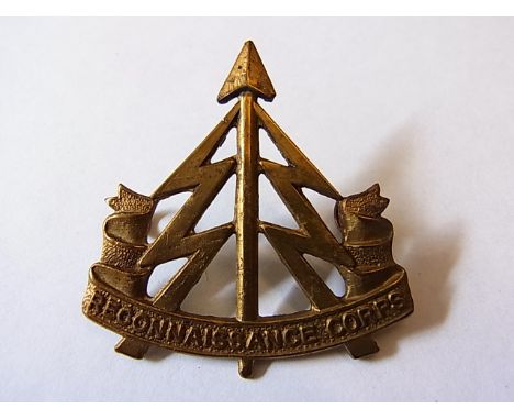 Reconnaissance Corps WWII cap badge (Brass, lugs) K&K: 1925